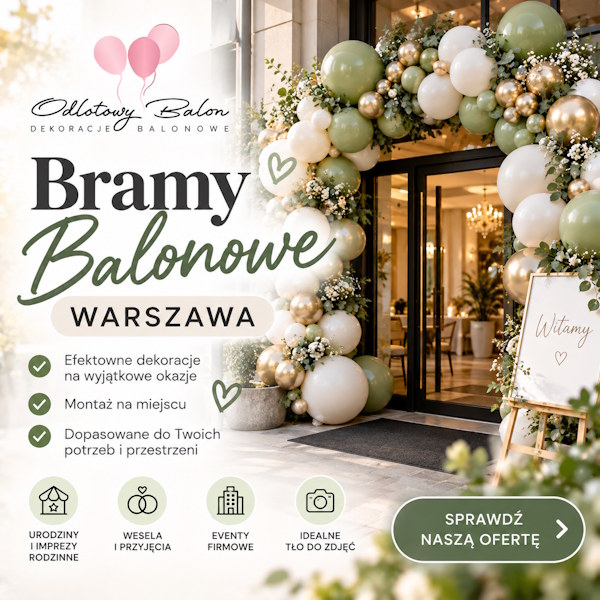 bramy balonowe Warszawa